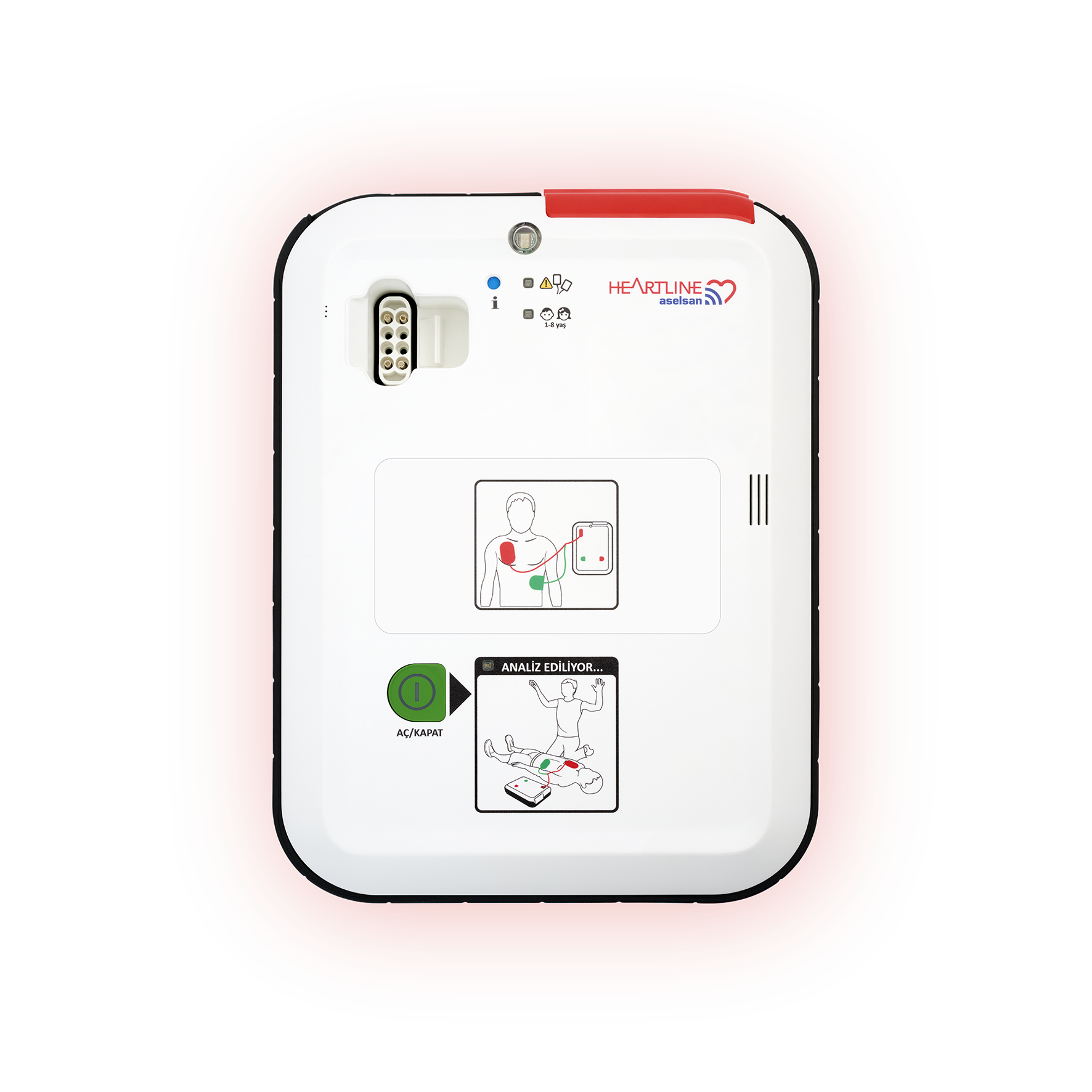 Ekransız Tam Otomatik OED (Otomatik Eksternal Defibrilatör) Cihazı - IoT Modüllü