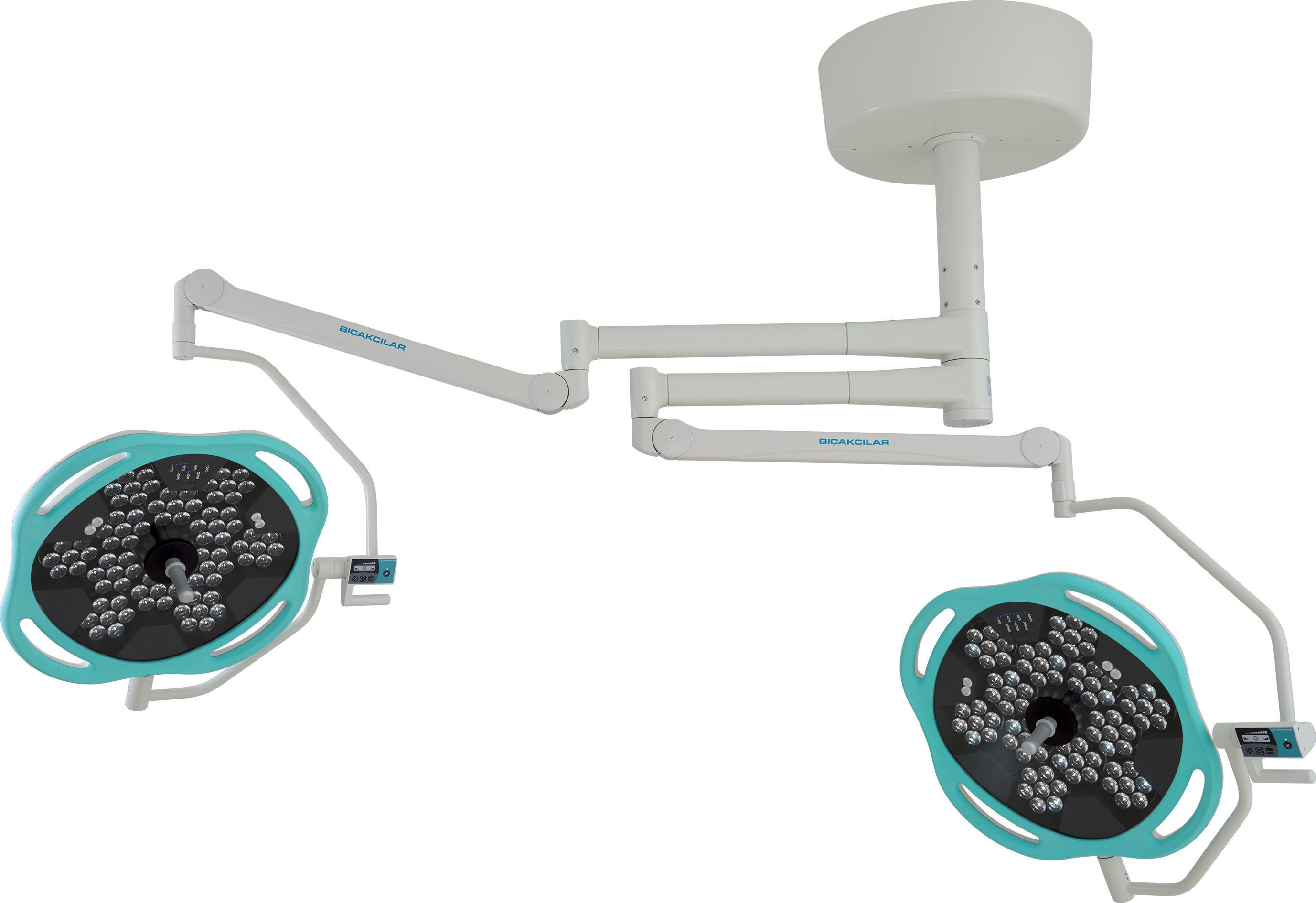 Luxline 2160 / 2170 LED Ameliyat Lambaları (Turkuaz/Siyah)