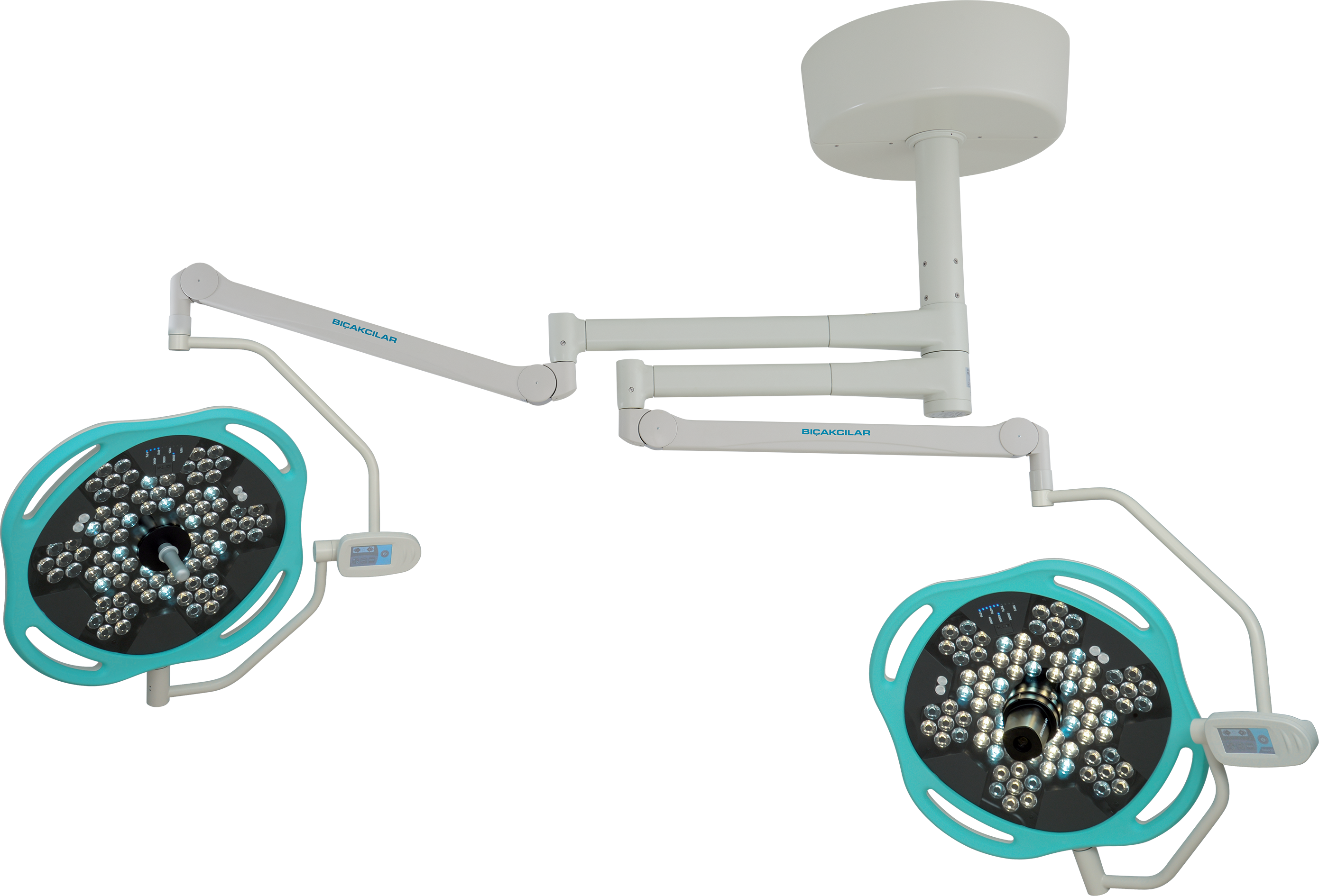 Luxline 3160 / 3170 LED Ameliyat Lambaları (Turkuaz/Siyah)