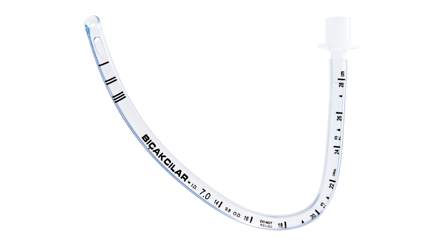 RAE Endotrakeal Tüp, Oral, Balonsuz